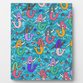 Mermaid Freunde Fotoplatte (Vorderseite)