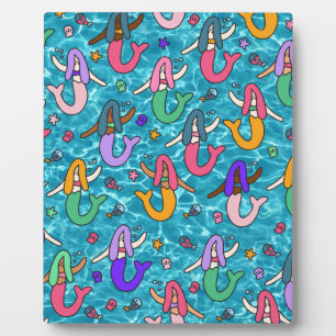 Mermaid Freunde Fotoplatte