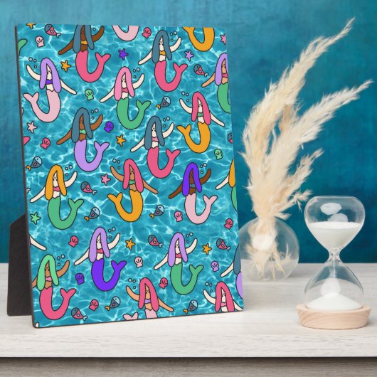 Mermaid Freunde Fotoplatte (Seite)