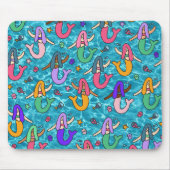 Mermaid Freunde Mousepad (Vorne)