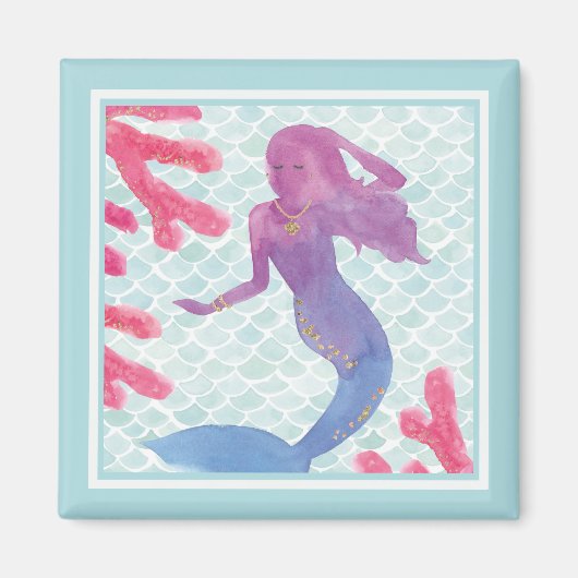 Mermaid Friends I Magnet (Vorne)