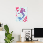 Mermaid Friends I Poster (Heimbüro)