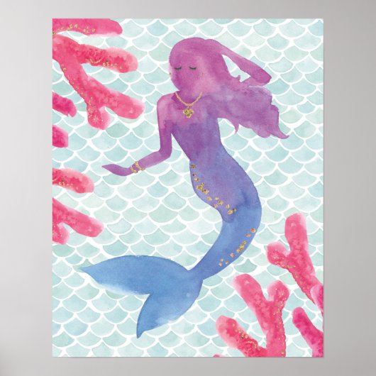 Mermaid Friends I Poster (Vorne)