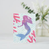 Mermaid Friends I Postkarte (Stehend Vorderseite)