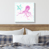 Mermaid Friends V Leinwanddruck (Insitu (Schlafzimmer))