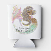 Mermaid Future Mama Babydusche. Unter dem Meer. Do Dosenkühler (Rückseite)