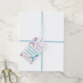 Mermaid Gastgeschenk Tags Geschenkanhänger (Mit Garn)