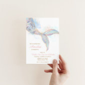 Mermaid Geburtstagsfeier - unter dem Meer Einladung