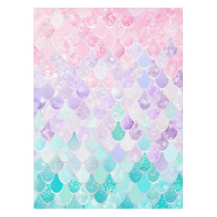 Mermaid Geburtstagsparty für Mädchen Tablecloth Tischdecke