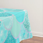 Mermaid Geburtstagsparty für Mädchen Tablecloth Tischdecke (Beispiel)