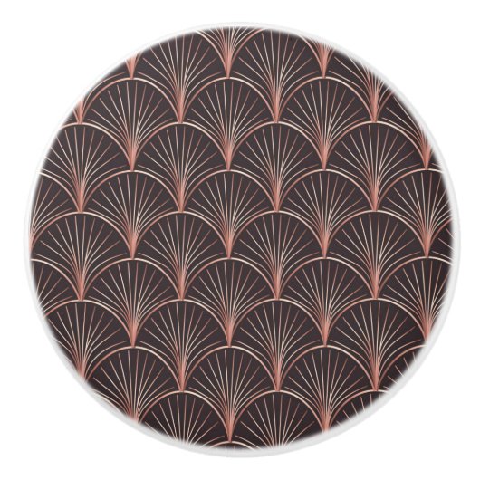 Mermaid/Geometrie Keramikknauf (Vorderseite)