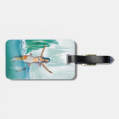 Mermaid Gepäckanhänger (Rückseite horizontal)