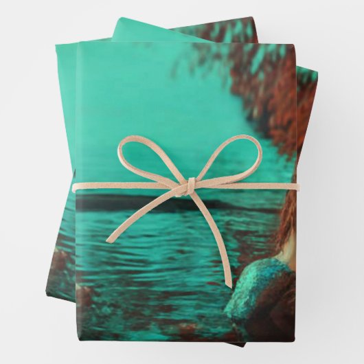 Mermaid Geschenkblätter Geschenkpapier Set (Beispiel)