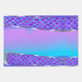 Mermaid Geschenkpapier Set (Vorderseite 2)