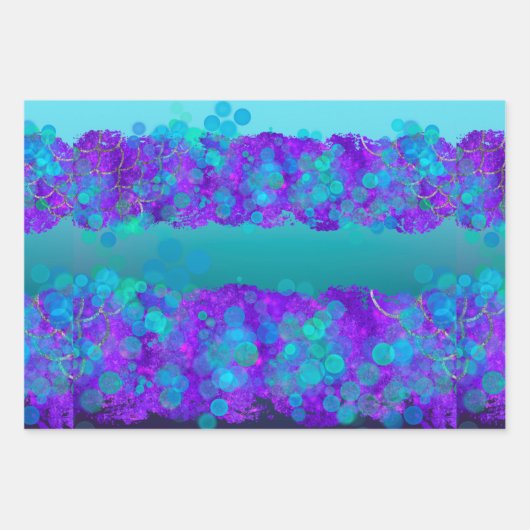 Mermaid Geschenkpapier Set (Vorderseite)