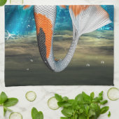 Mermaid Geschirrtuch (Gefaltet)