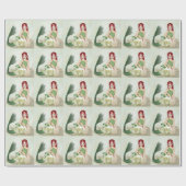Mermaid Gift Wrap, Packpapier Rolle (Flach)
