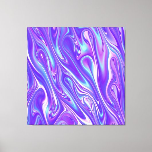 Mermaid Giggles Abstrakt Leinwanddruck (Vorderseite)