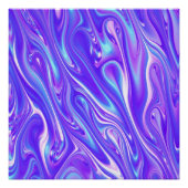 Mermaid Giggles Abstrakt Poster (Vorderseite)