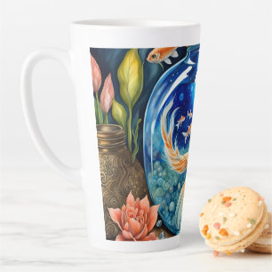 Mermaid Ginger Persian Cat Milchtasse