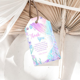 Mermaid Girl 1. Geburtstag Party Geschenkanhänger