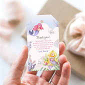 Mermaid Girl 1. Geburtstag Party Geschenkanhänger