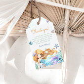 Mermaid Girl 1. Geburtstag Party Geschenkanhänger