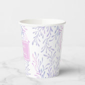 Mermaid Girl 1. Geburtstag unter dem Party Pappbecher (Links)