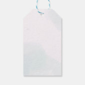 Mermaid Girl 3. Geburtstags-Party Geschenkanhänger (Rückseite)