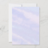 Mermaid Girl Birthday Party Einladung (Rückseite)