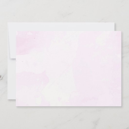 Mermaid Girl Birthday Party Foto Dankeskarte (Rückseite)