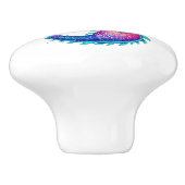 Mermaid Girl Keramik Knob Keramikknauf (Seitenansicht)