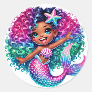 Mermaid Girl Stickers