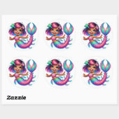 Mermaid Girl Stickers (Blatt)