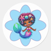 Mermaid Girl Stickers (Vorderseite)