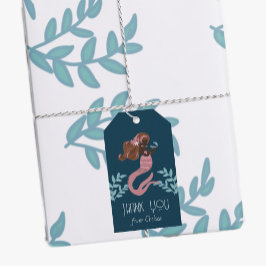 Mermaid Girls Birthday Party Geschenkanhänger