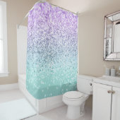 Mermaid Girls Glitzer 1b (Imitate Glitzer) #pastel Duschvorhang (Beispiel)