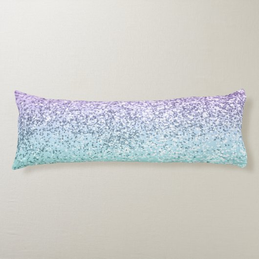 Mermaid Girls Glitzer 1b (Imitate Glitzer) #pastel Seitenschläferkissen (Vorderseite)