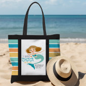 Mermaid Girls Week am Strand Personalisiert Tasche
