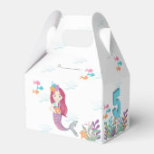Mermaid Glam Birthday Party Geschenkschachtel (Vorderseite)