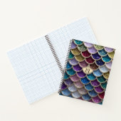 Mermaid Glam Glitzer Scales Notizblock (Innenseite)