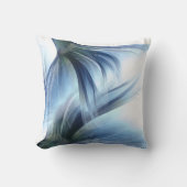 Mermaid Glam Schwanz | Dusty Ice Blue Luster Sheen Kissen (Vorderseite)