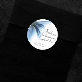 Mermaid Glam Schwanz | Dusty Ice Blue Sheen Vielen Runder Aufkleber