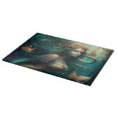 Mermaid Glass Cutting Board Schneidebrett (Ecke)