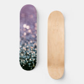 Mermaid Glitter Bokeh Glam 1 Skateboard (Vorderseite)