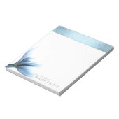 Mermaid Glitz Desk | Princess Blue Schwanz und Nam Notizblock (Rotiert)