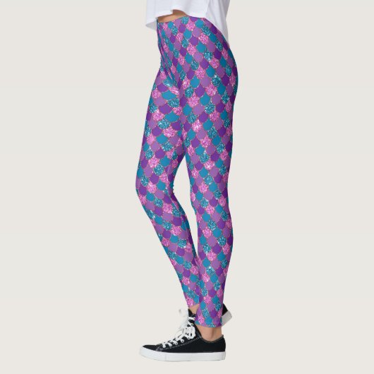 Mermaid Glitzer Leggings (Links)
