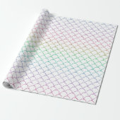 Mermaid Glitzer Pattern Geschenkpapier (Ungerollt)