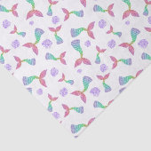 Mermaid Glitzer Pattern Seidenpapier (Ausschnitt)