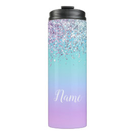 Mermaid Glitzer Personalisiert Thermal Tumbler Thermosbecher
